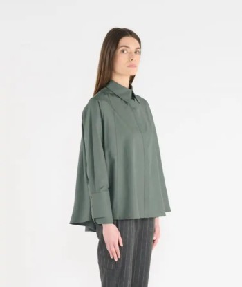 Chemise Hana San Elisabeth Vert Paon 50% de réduction en Octobre 2024