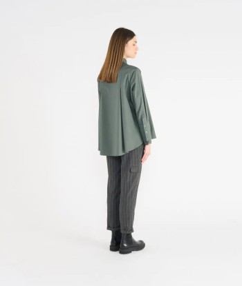 Chemise Hana San Elisabeth Vert Paon 50% de réduction en Octobre 2024