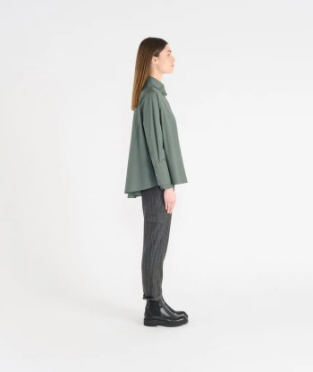 Chemise Hana San Elisabeth Vert Paon 50% de réduction en Octobre 2024