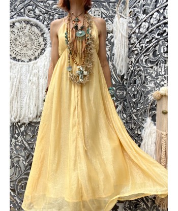 Robe Alba Long Marbella Yellow Sundress ouvre sa boutique