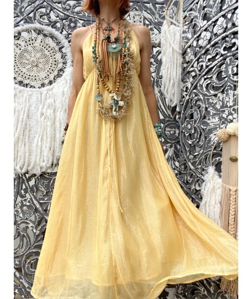 Robe Alba Long Marbella Yellow Sundress ouvre sa boutique