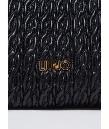 Sac Shopper Liu Jo matelassé avec pochette Nero Vous souhaitez 