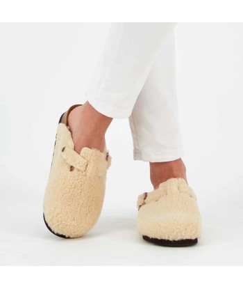 Sabots Scholl Fae New Shearling Beige le des métaux précieux