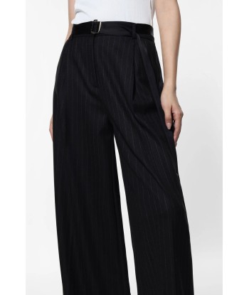 Pantalon large Imperial ceinturé à rayures Nero 50-70% off 