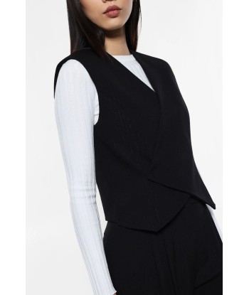 Gilet Imperial croisé à rayures Nero en ligne