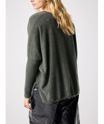 Pull poncho Notshy Faustine Ash de l' environnement