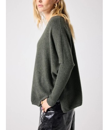 Pull poncho Notshy Faustine Ash de l' environnement