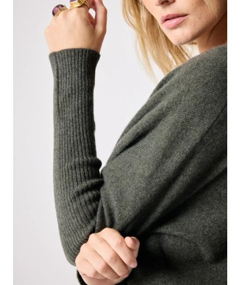 Pull poncho Notshy Faustine Ash de l' environnement