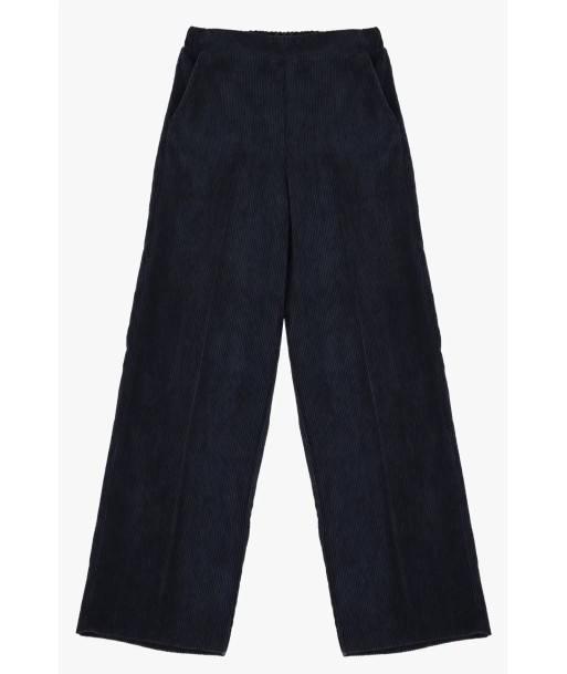 Pantalon Palazzo Imperial Velours côtelé Nero 50-70% off 