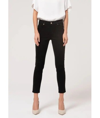 Pantalon Slim Fracomina en tissu Bull Black hantent personnes