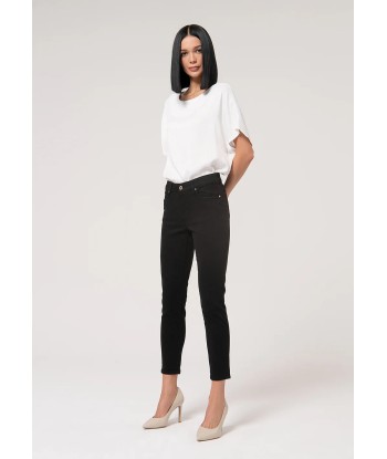 Pantalon Slim Fracomina en tissu Bull Black hantent personnes