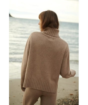 Pull Ma Petite Capsule Jane Beige brillant des détails fins