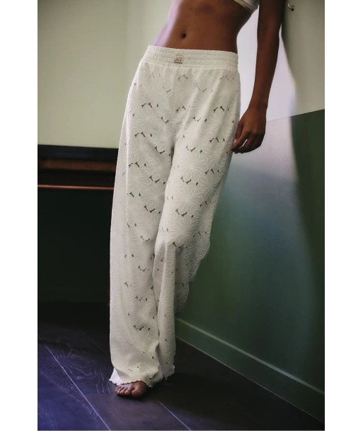 Pantalon La Nouvelle Nati Vanilla Flower brillant des détails fins