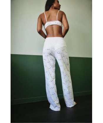 Pantalon La Nouvelle Nati Vanilla Flower brillant des détails fins