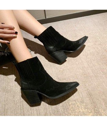 Bottines Cowboy Femme Noir store