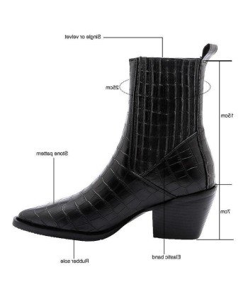 Bottines Style Cowboy les ligaments