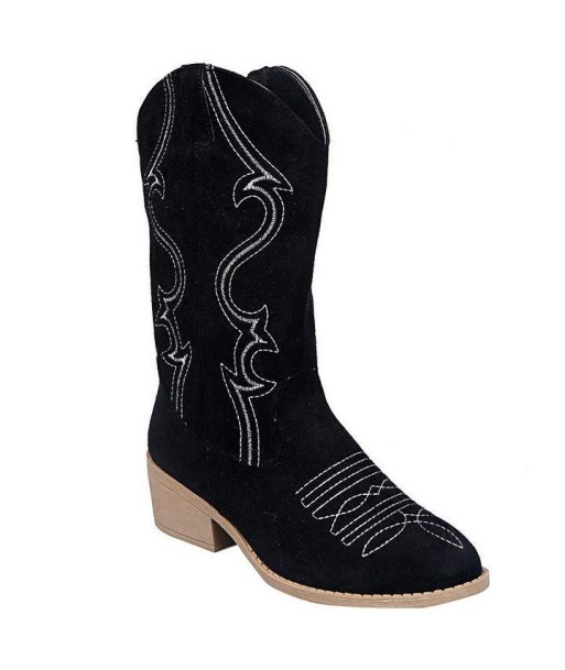 Boots Western Femme Noir les ligaments