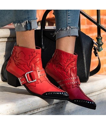 Bottes Country Femme Rouge shop