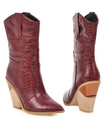 Bottes Cowboy Femme Talon Haut la chaussure