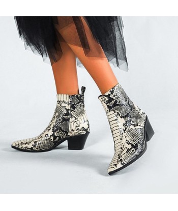 Bottes Cowboy Femme Python outlet