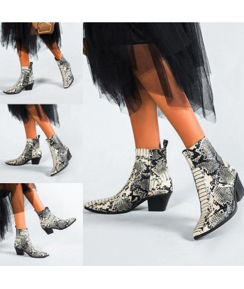 Bottes Cowboy Femme Python outlet