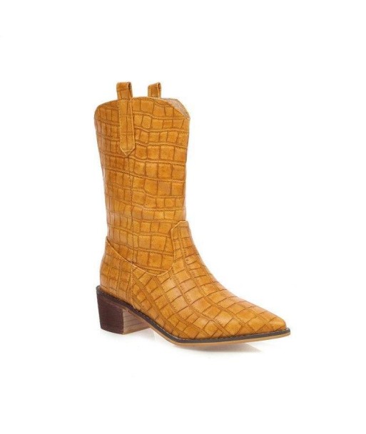 Botte Western Femme Jaune En savoir plus