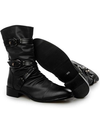 Bottes Western Noires Cuir d'Europe débarque