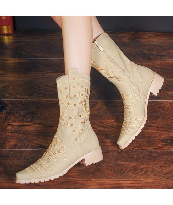 Bottes Western Femme Brodees livraison gratuite