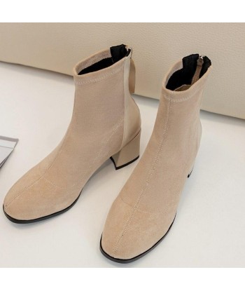 Bottines Western Femme Beige à prix réduit toute l'année