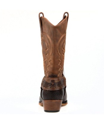 Bottes Equitation Western Homme brillant des détails fins