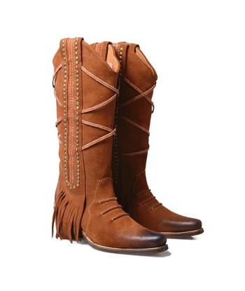 Bottes Western Femme Marron Jusqu'à 80% De Réduction