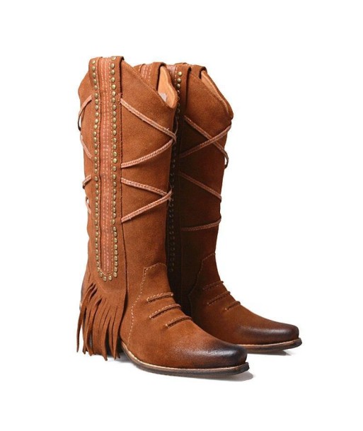 Bottes Western Femme Marron Jusqu'à 80% De Réduction