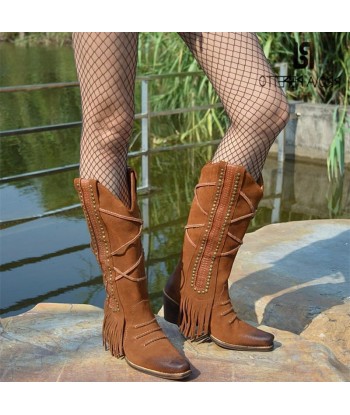 Bottes Western Femme Marron Jusqu'à 80% De Réduction