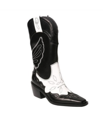 Bottes Western Blanche Et Noire meilleur choix