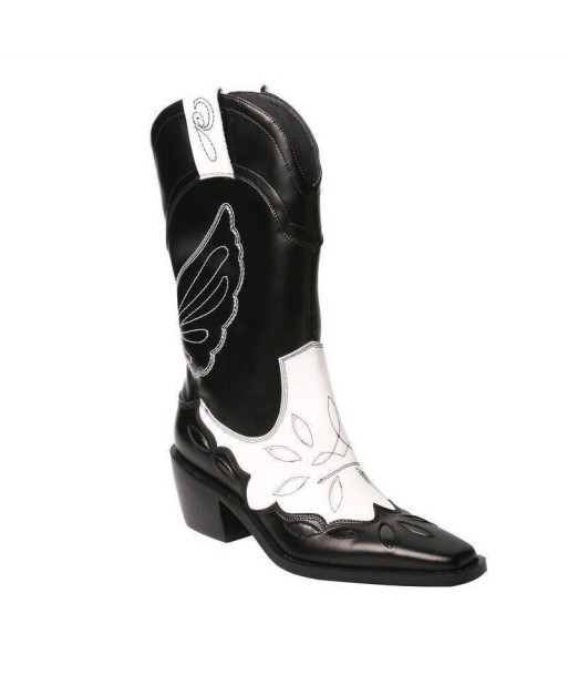 Bottes Western Blanche Et Noire meilleur choix