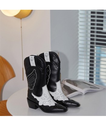 Bottes Western Blanche Et Noire meilleur choix