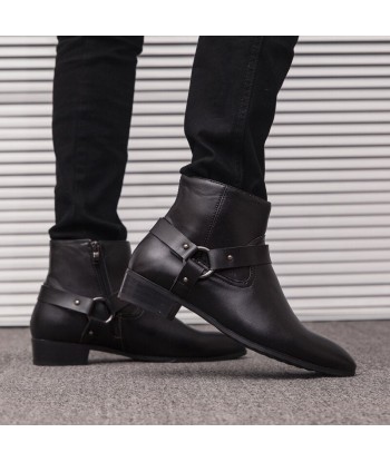 Bottines Noires Style Cowboy suggérées chez