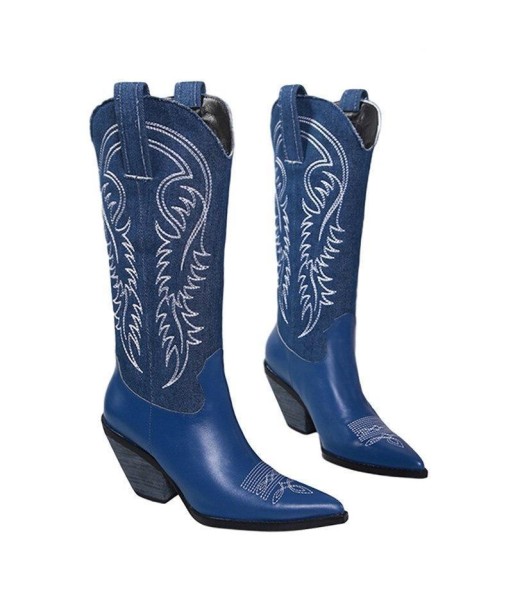 Bottes Western Bleu 50% de réduction en Octobre 2024