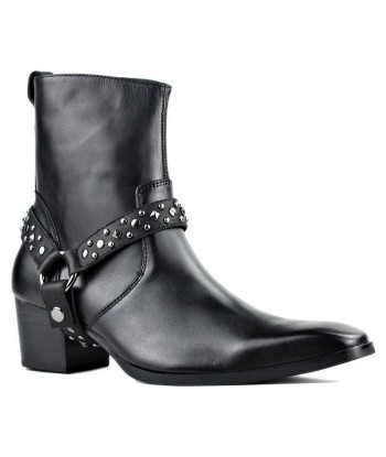 Bottes Cowboy Cuir Souple pas cher