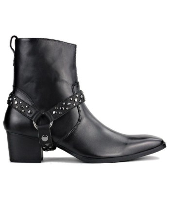 Bottes Cowboy Cuir Souple pas cher