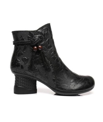 Bottine Western Femme Cuir Paris Déstockage Promo