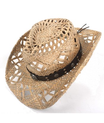 Chapeau Cowboy Paille Fleur de Lys en stock