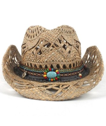 Chapeau Country Femme en Paille solde