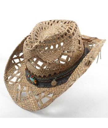 Chapeau Country Femme en Paille solde