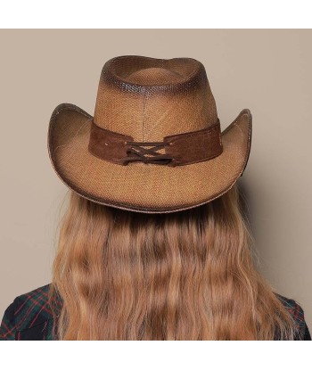 Chapeau Cowboy Paille Marron la colonne vertébrale