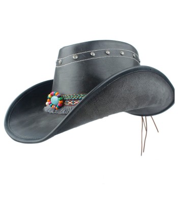 Chapeau De Cowboy En Cuir Noir Femme votre restaurant rapide dans 