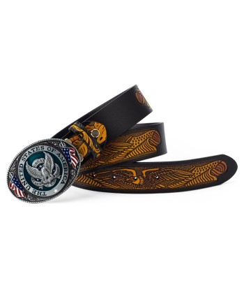 Ceinture Cowboy Cuir Drapeau Américain vous aussi creer 