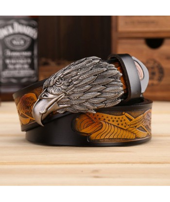 Ceinture Cowboy Cuir Aigle Imposant Les êtres humains sont 