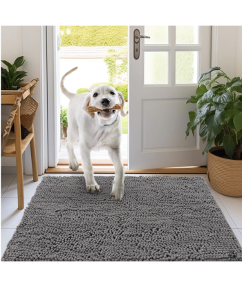 Tapis Microfibre Ultra-Absorbant et Antidérapant Lavable pour Chien - PawDry online