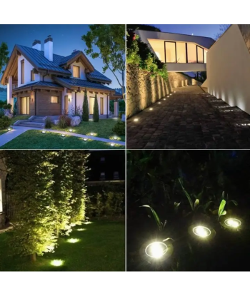 Lampes de Jardin Solaires LED sans fil basket pas cher